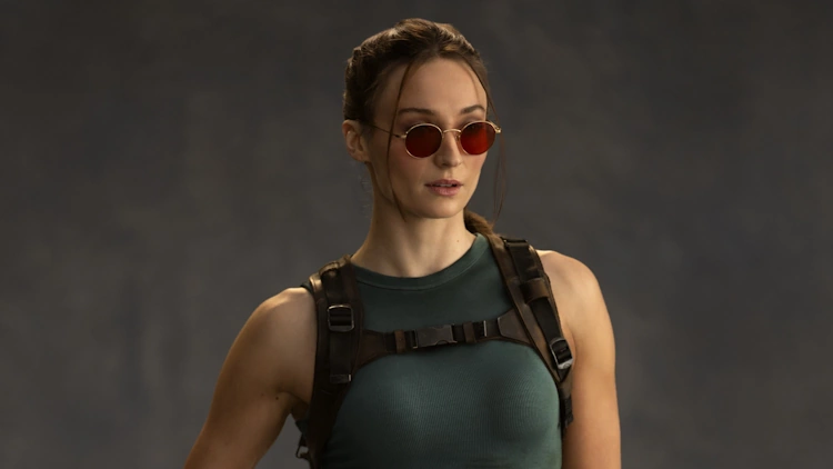 Erster Blick auf Sophie Turner als Lara Croft in Prime Videos Tomb Raider